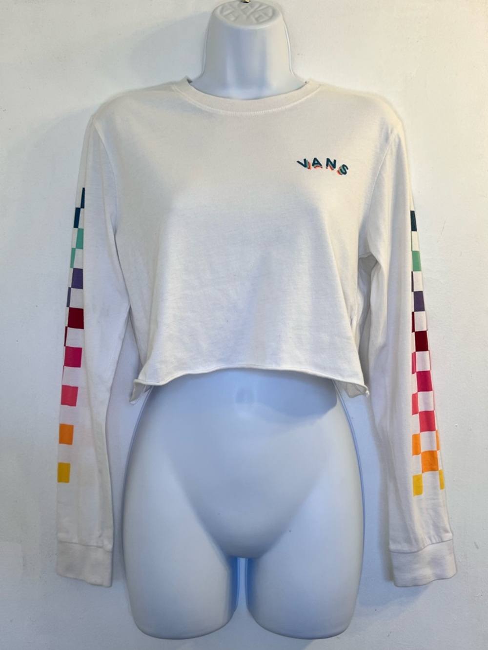 Vans Cropped T-Shirt Size Extra Small